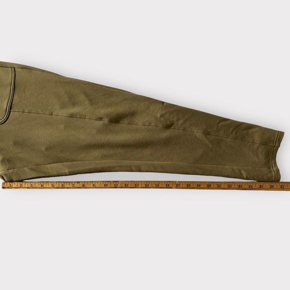 Fabletics Gemma Joggers Medium Green Womens Athleisure Terry Pants Stretch - Picture 9 of 13